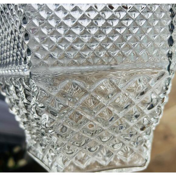 Vintage Wexford Cookie Jar Anchor Hocking 7" x 7" #602 Read Vase Pot Planter - Picture 9 of 10